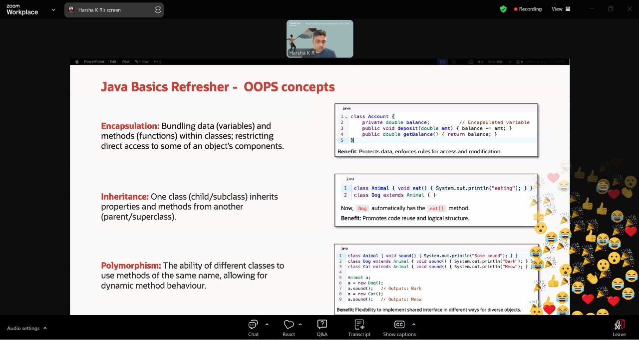 Deep Dive into Java Webinar